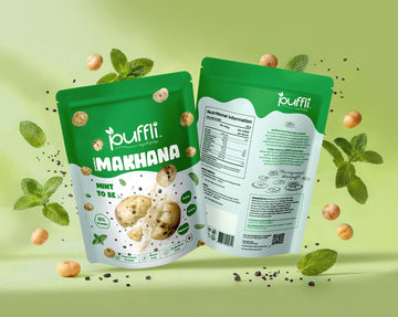 mint roasted makhana