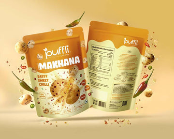 sweet chilli makhana snacks