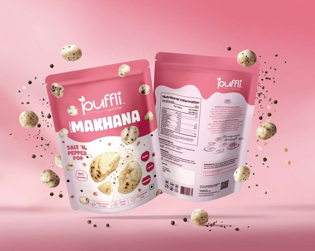salted makhana snacks