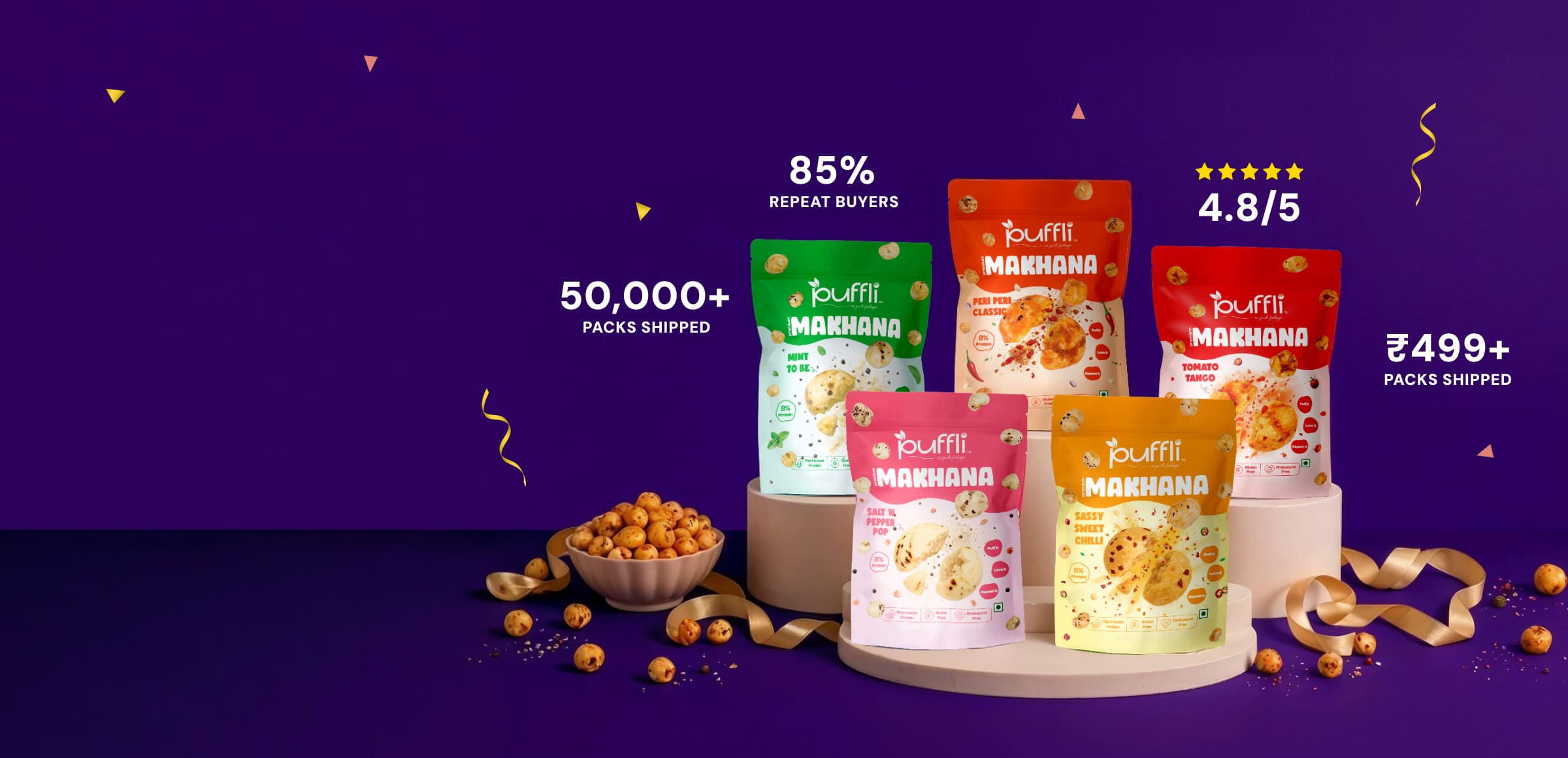 healthy snack combo makhana 