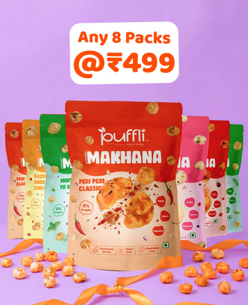 Puffli Makhana snack packs