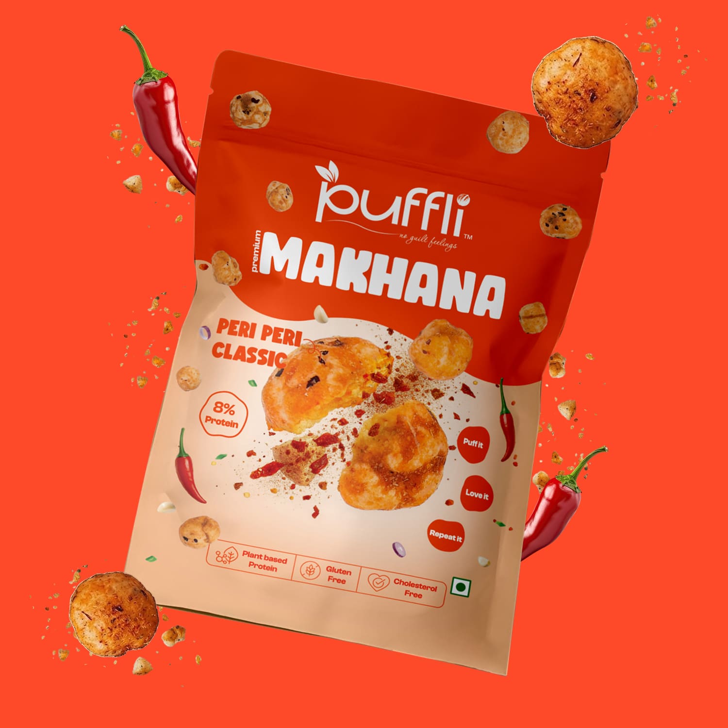 protein rich makhana peri peri 