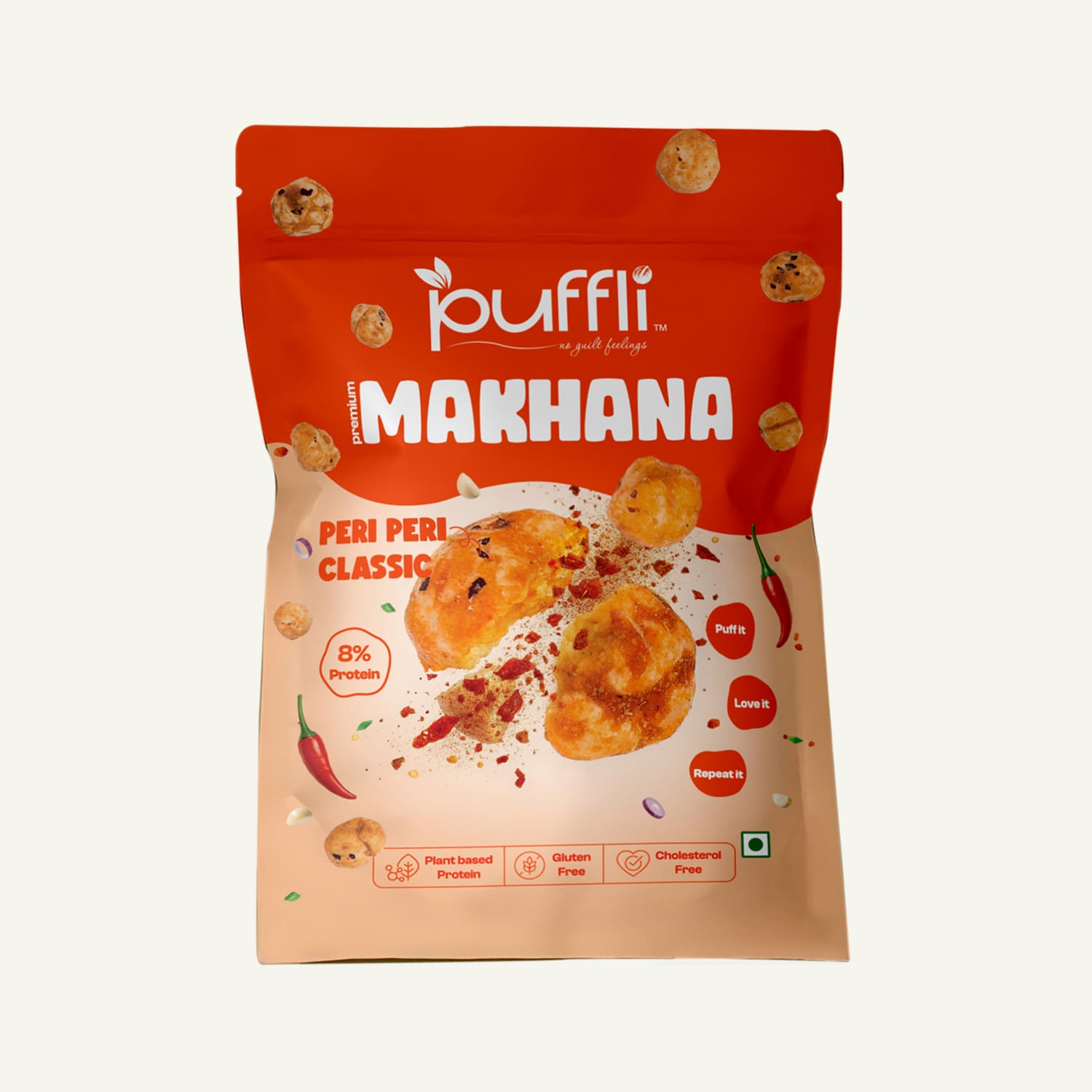 spicy makhana snacks