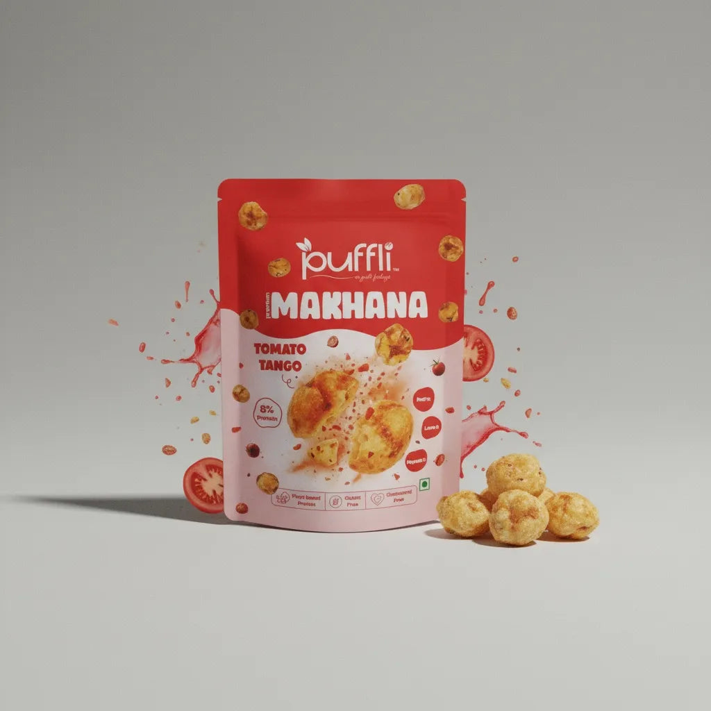 tomato makhana snacks