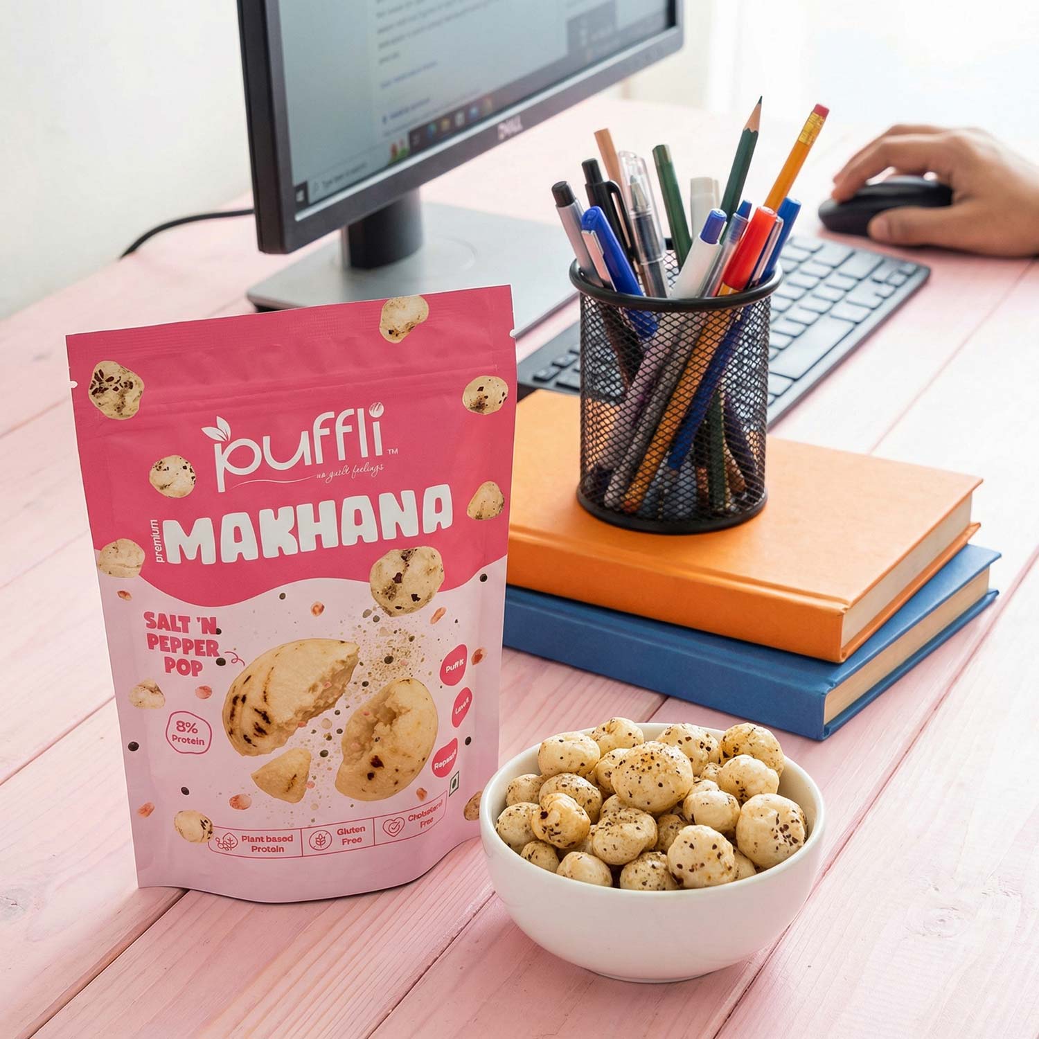 salted makhana snacks