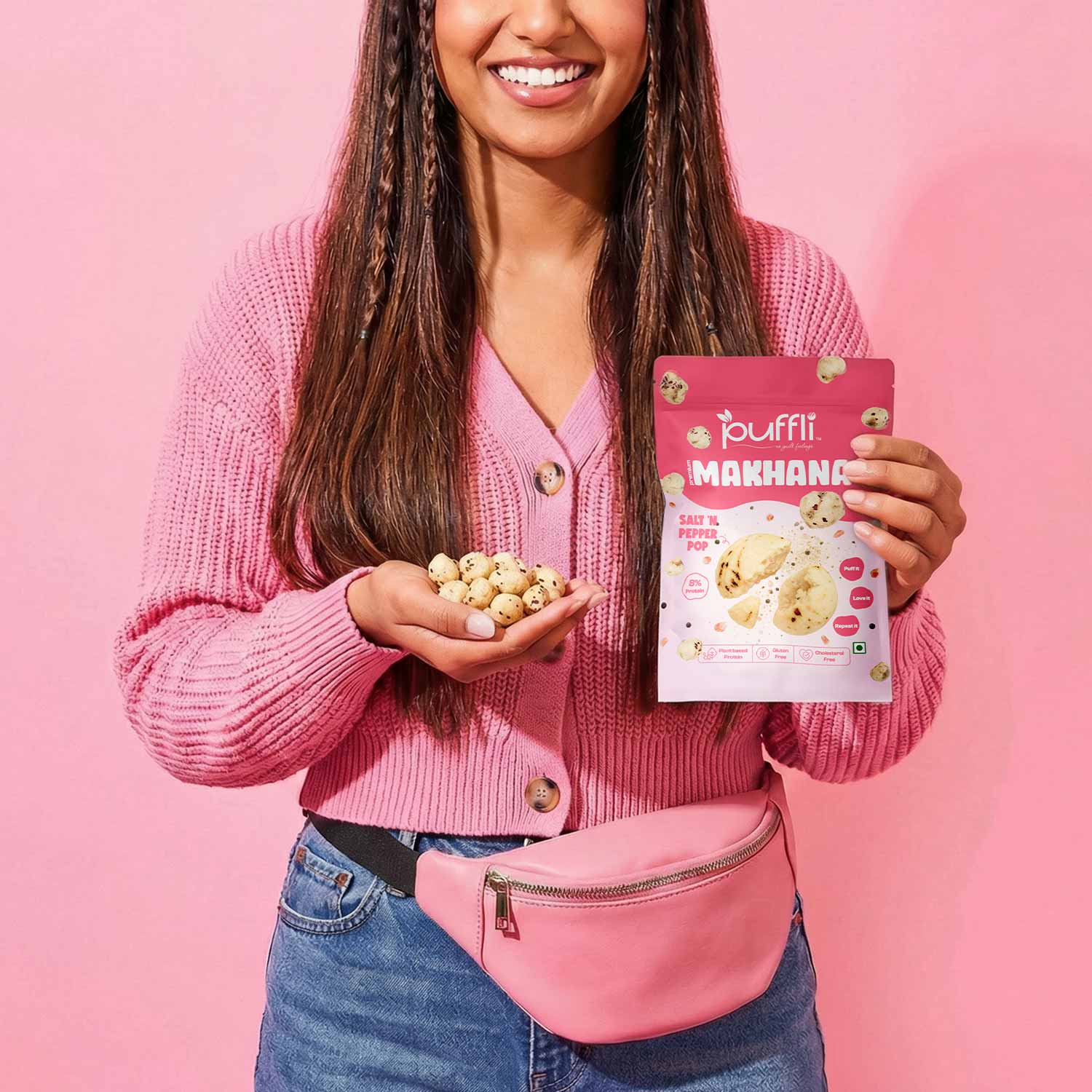 salted makhana snacks