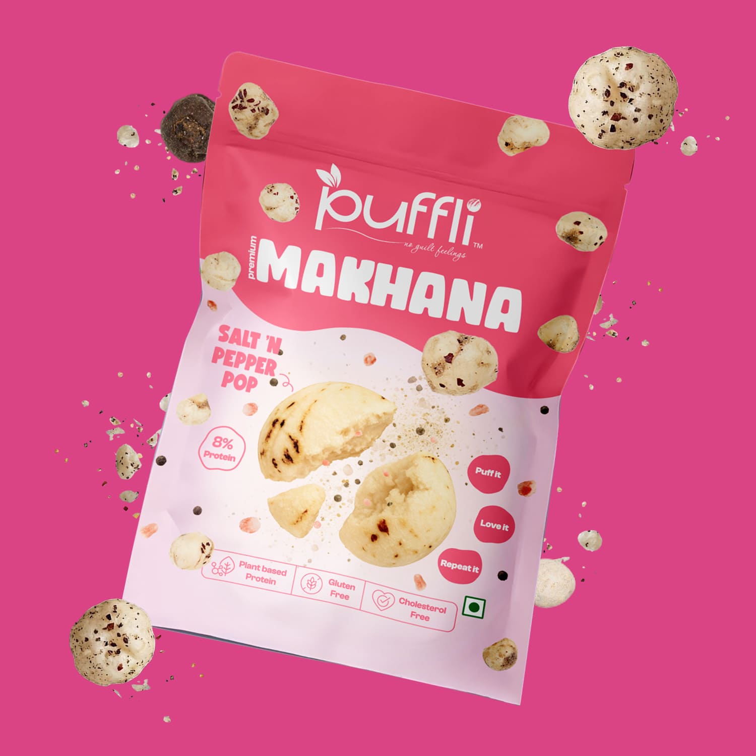 salted makhana snacks