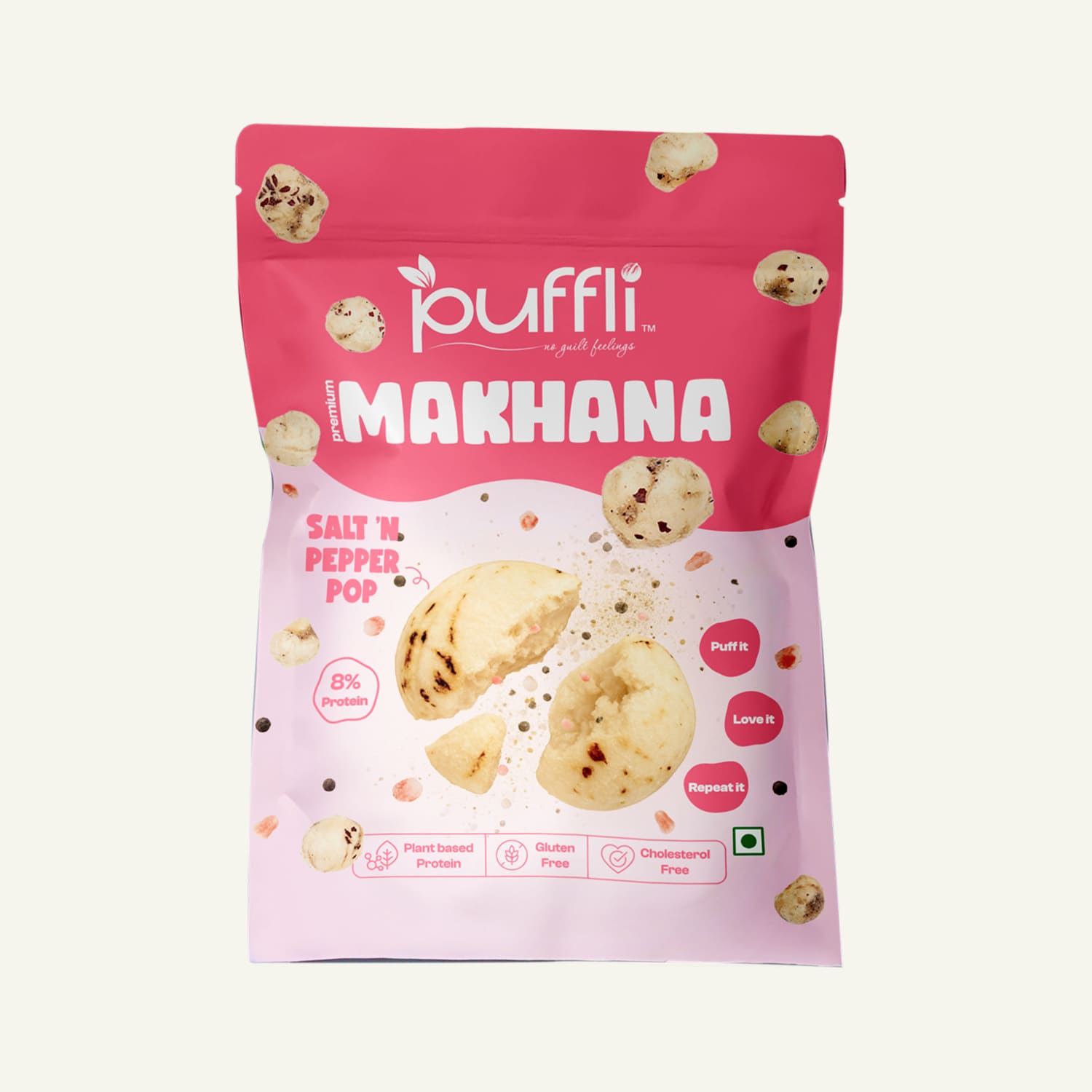 pepper makhana snacks