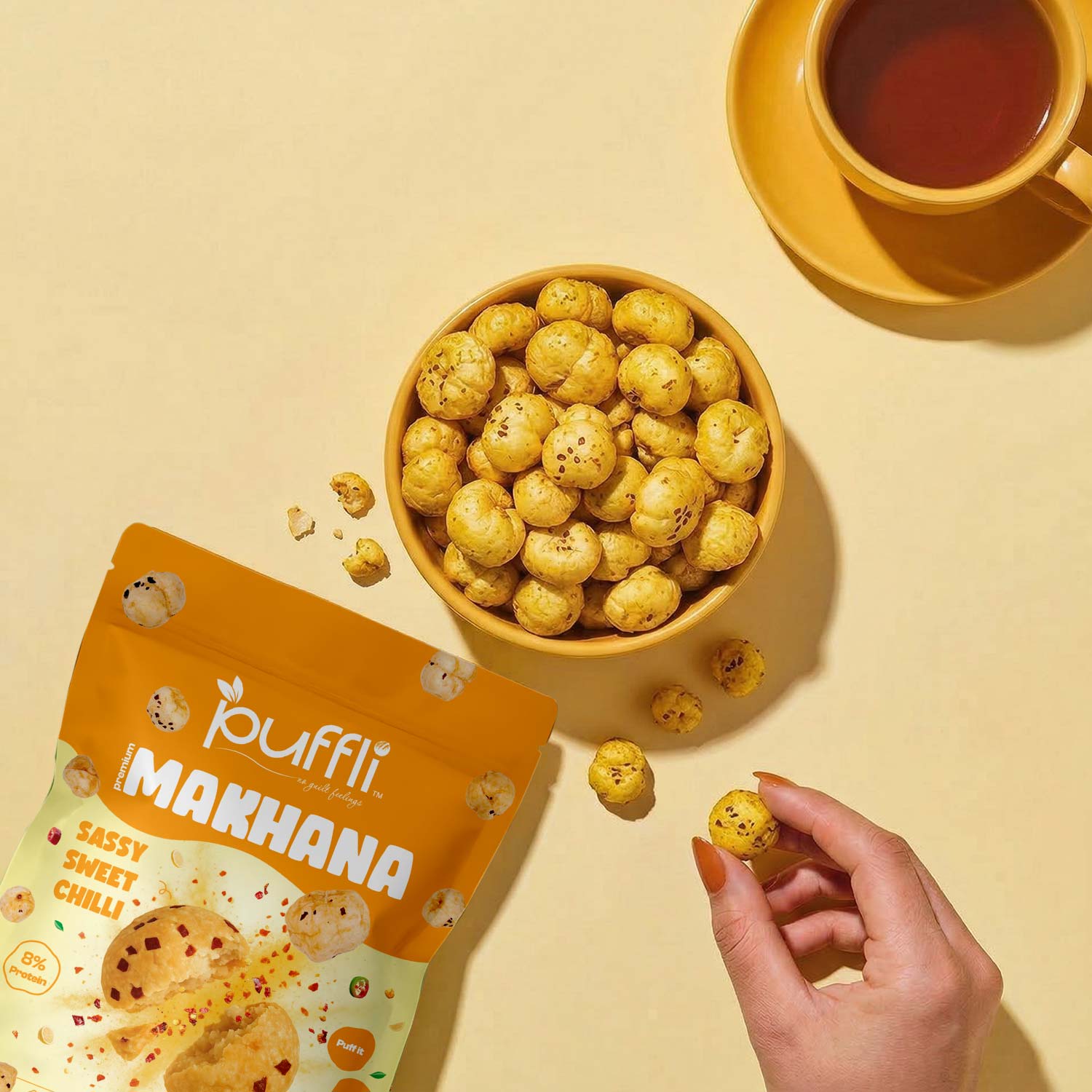 sweet chilli makhana india