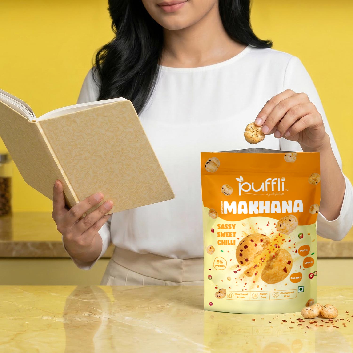 sweet chilli makhana