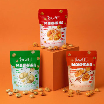 roasted makhana snacks low calorie